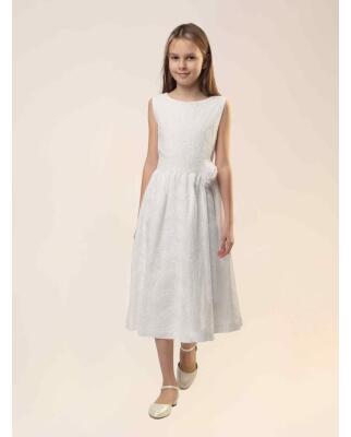 Greta (Kommunionkleid im Bohostil) Baumwolle - f&auml;rbbar