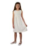Nelli weiß (Kommunionkleid schlicht im Empirestil) 158